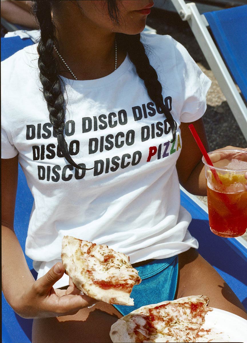 Disco Pizza趣味字樣T